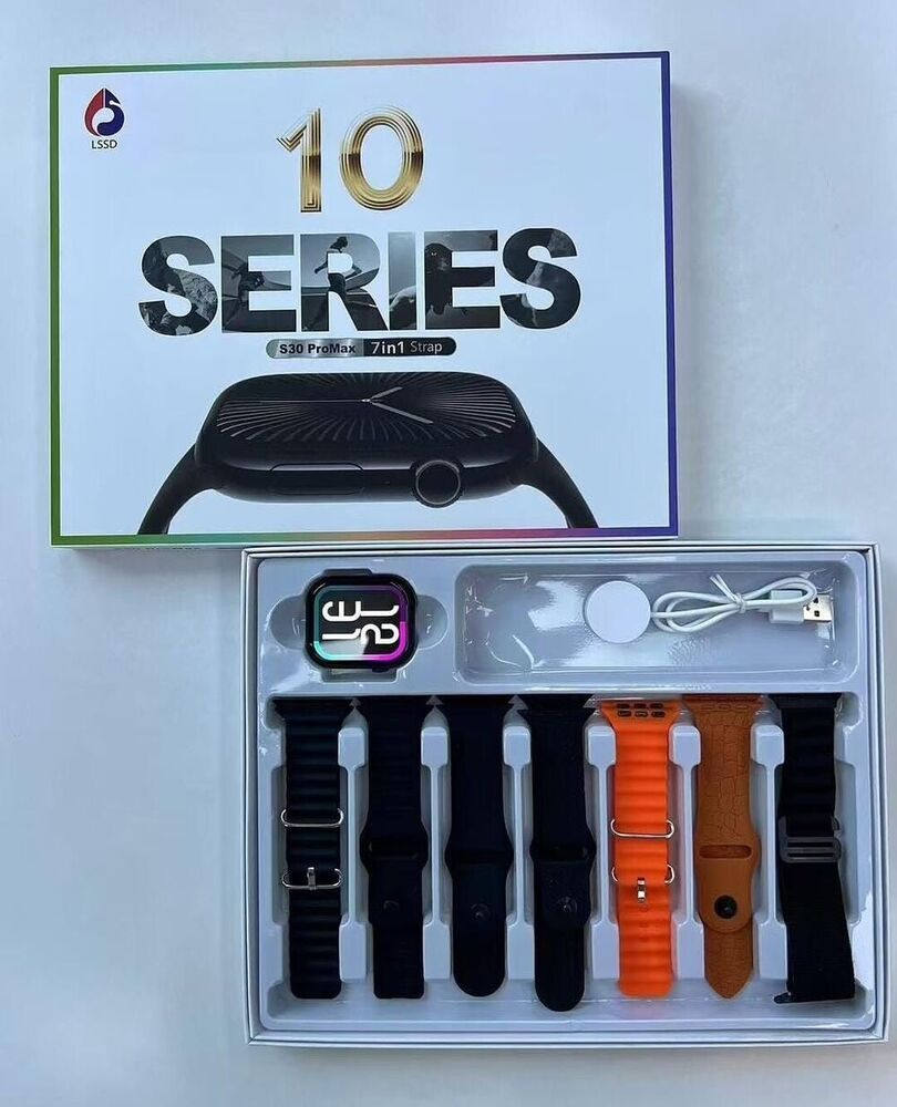 S30 Pro Max Smart Watch – 7-in-1 Straps